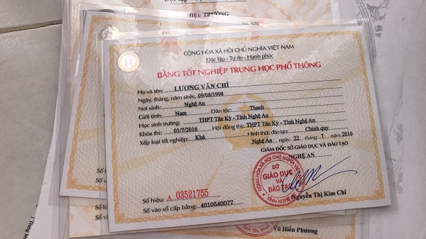Làm bằng cấp 3 tại Nghệ An uy tín