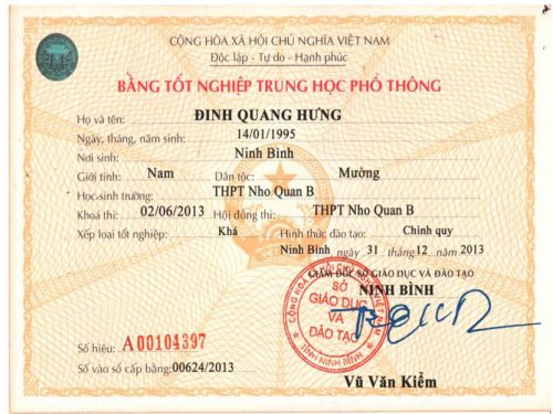 Giải đáp một số câu hỏi của khách hàng khi làm bằng cấp 3