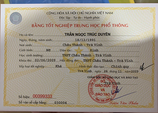 Chuyên Dịch Vụ Làm Bằng Cấp 3 ở Hà Nội Không Cọc Lấy Ngay