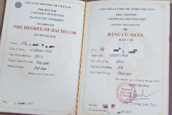 Làm Bằng Đại Học Tại Thái Nguyên Uy Tín Chất Lượng