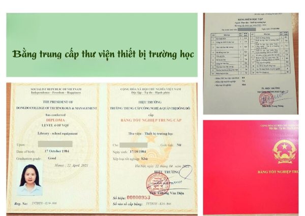 Làm Bằng Trung Cấp Thư Viện Chuẩn Đảm Bảo Sử Dụng Trên Toàn Quốc