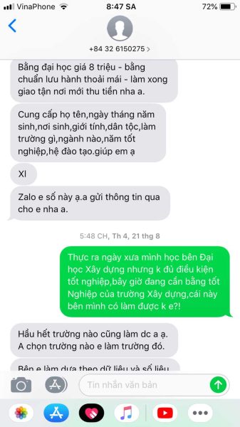 Cẩn thận tình trạng lừa đảo khi làm bằng giả