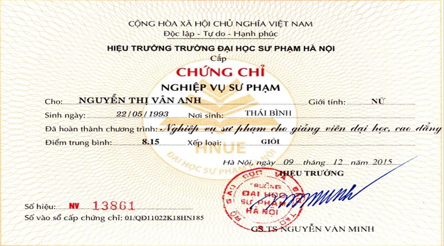 Chứng Chỉ Nghiệp Vụ Sư Phạm Và Những Điều Cần Biết