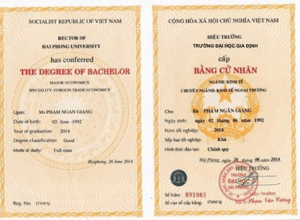Làm bằng đại học Gia Định không cần đặt cọc