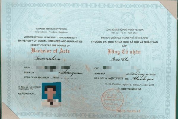 Làm bằng đại học Khoa Học Xã Hội và Nhân Văn lấy ngay