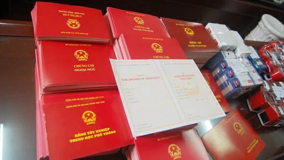 làm bảng điểm đại học