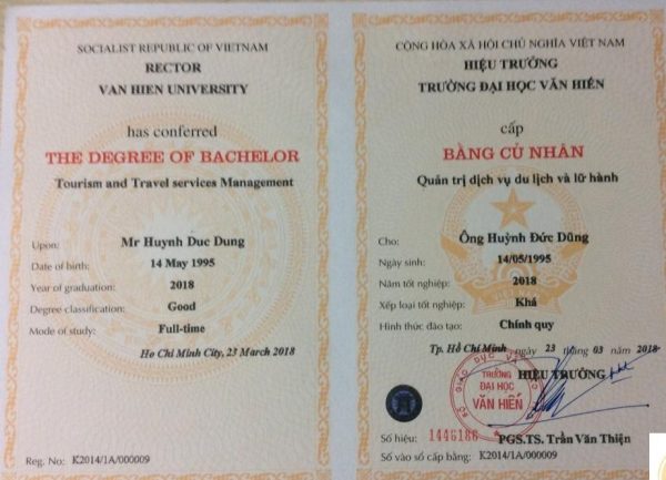 Làm Bằng Đại Học Văn Hiến Uy Tín Tại Bao Xin Việc