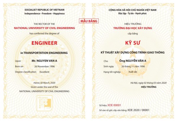 Làm bằng Đại học Xây Dựng Đảm Bảo Sử Dụng Đi Làm - Mở Công Ty