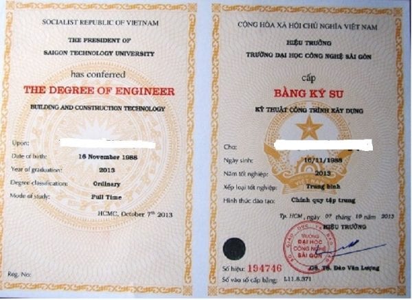 Hỗ Trợ Làm Bằng Đại Học Có Hồ Sơ Gốc Kèm Bảng Điểm Phôi Thật Trên Toàn Quốc