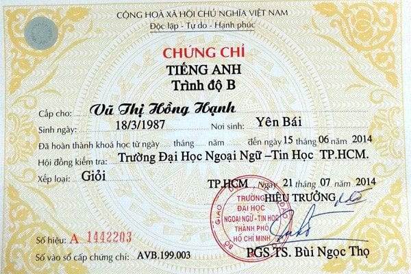 Làm Chứng Chỉ Anh Văn Tin Học – Cam Kết Chuẩn Đầu Ra