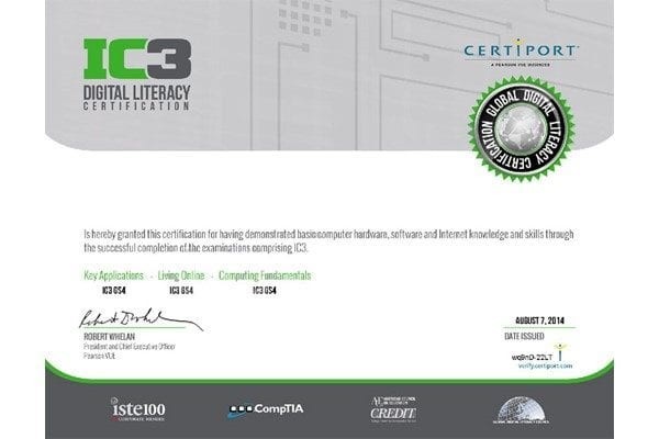 Định Nghĩa Chứng Chỉ Tin Học IC3 Là Gì?