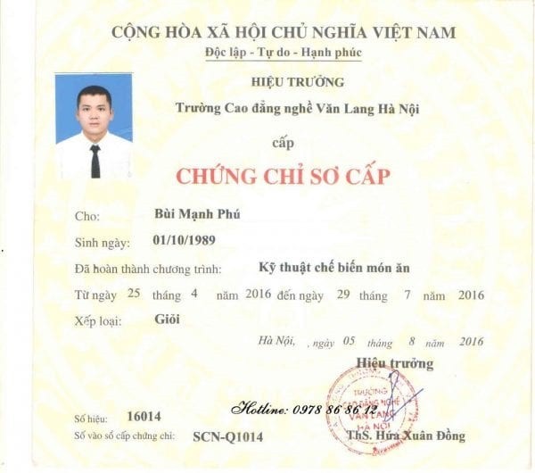 Định Nghĩa Chứng Chỉ Nghề Nấu Ăn Là Gì?