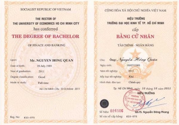 Làm Bằng Đại Học Tại Vũng Tàu Của Bao Xin Việc