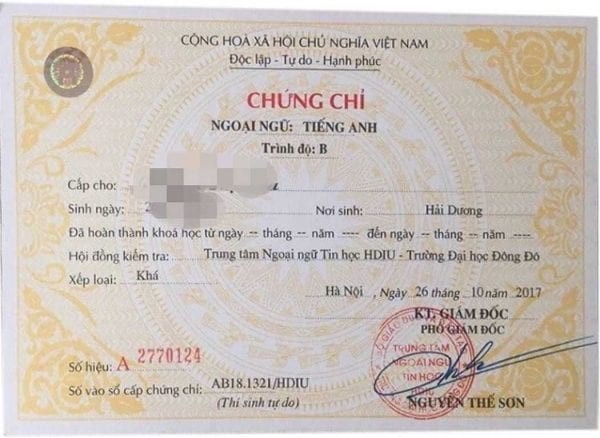 Định Nghĩa Chứng Chỉ Tiếng Anh B Là Gì?