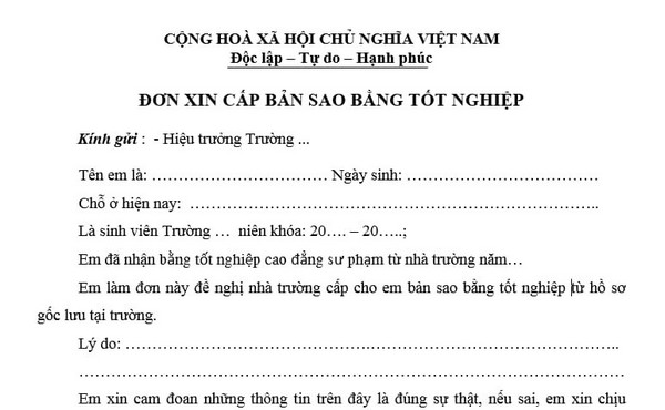 Cách Làm Lại Bằng Trung Cấp Đơn Giản