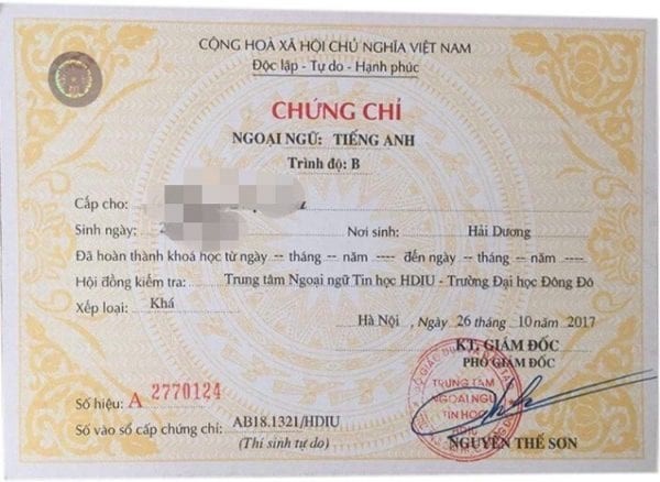 Các Loại Chứng Chỉ Tiếng Anh Quốc Tế Phổ Biến Hiện Nay