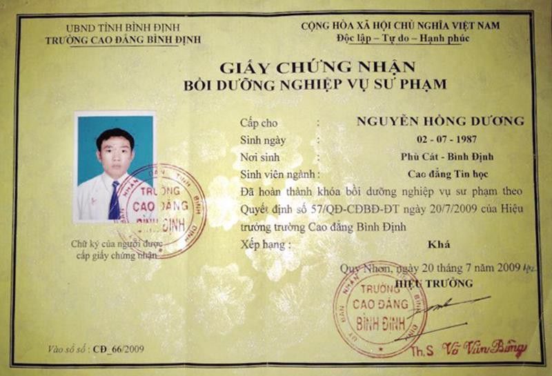 Làm Chứng Chỉ Bồi Dưỡng Nghiệp Vụ Sư Phạm Toàn Quốc