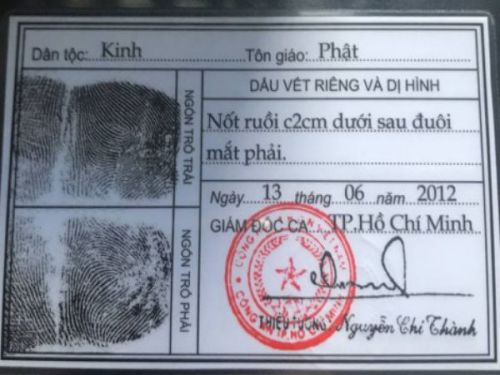 Dịch vụ làm cmnd giả toàn quốc