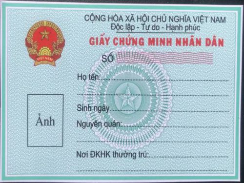 Các thông tin cần chuẩn bị để làm CMND online:
