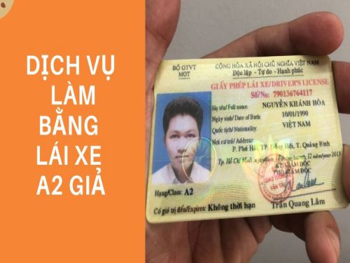 Các Dịch Vụ Làm Bằng Lái Xe Máy A2 Tại Bao Xin Việc
