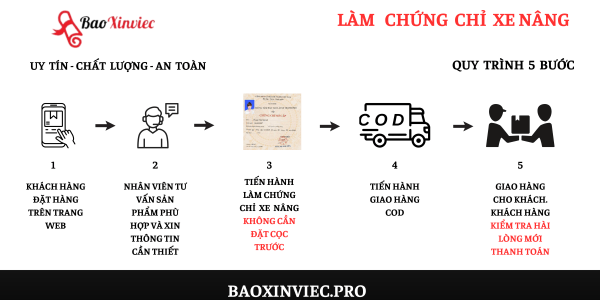 Làm Chứng Chỉ Xe Nâng Hàng Nhanh Chóng - Giá Rẻ