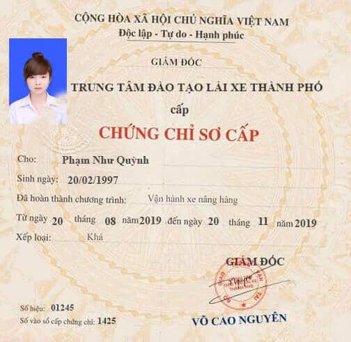 Làm Chứng Chỉ Xe Nâng Hàng Nhanh Chóng - Giá Rẻ