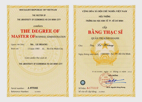 Làm Bằng Thạc Sĩ – Làm Bằng Tiến Sĩ Uy Tín Tại Bao Xin Việc