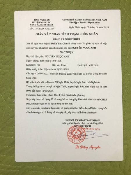Làm Giấy Xác Nhận Độc Thân Giả Không Cần Đến Cơ Quan Nhà Nước