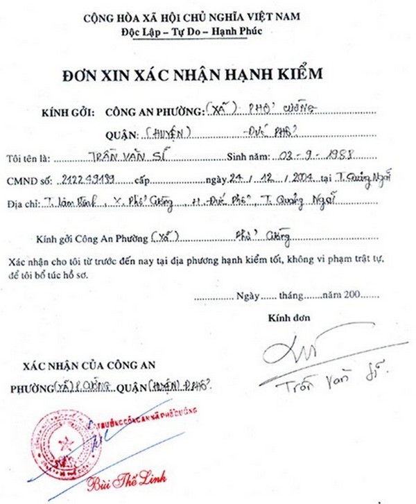 Cách Viết Giấy Xác Nhận Hạnh Kiểm Như Thế Nào?