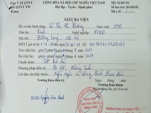 Dịch Vụ Làm Giấy Bệnh Viện Giả, Giấy Xuất Viện, Giấy Nhập Viện