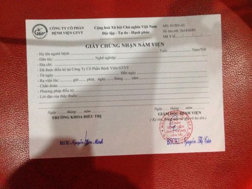 Thủ tục để làm giấy bệnh viện giả gồm những gì?