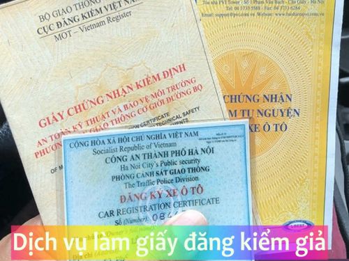 Làm Giấy Đăng Kiểm Giả Không Cần Đến Trung Tâm Đăng Kiểm