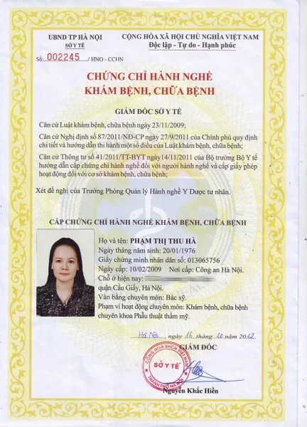 Dịch vụ làm chứng chỉ hành nghề y chuẩn Bộ Y Tế tại Bao Xin Việc