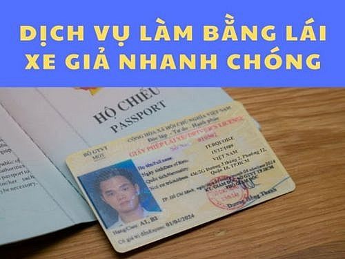 Dịch vụ làm bằng lái xe thật có hồ sơ gốc