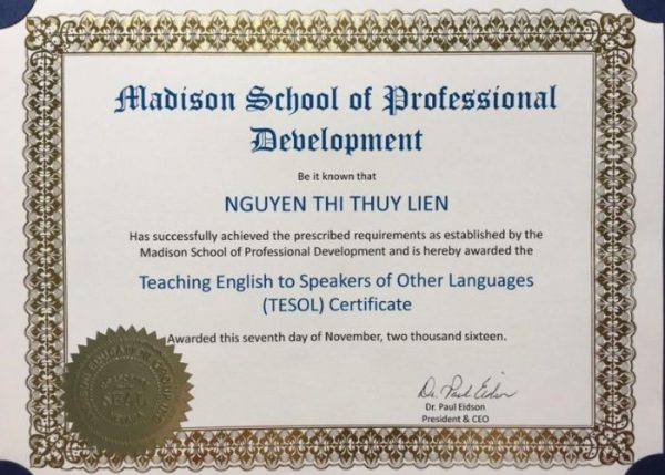 Làm Chứng Chỉ TESOL Uy Tín Chất Lượng Tại Bao Xin Việc