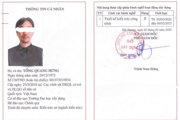 Làm Chứng Chỉ Hành Nghề Kiến Trúc Sư Bao Uy Tín Lấy Ngay