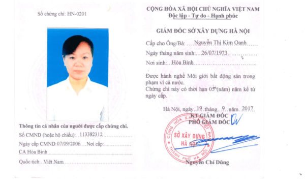 Dịch Vụ Làm Chứng Chỉ Môi Giới Bất Động Sản Uy Tín Tại Bao Xin Việc