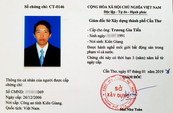Dịch Vụ Làm Chứng Chỉ Môi Giới Bất Động Sản Uy Tín Tại Bao Xin Việc