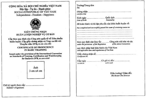 Làm Chứng Chỉ Tàu Dầu Nhanh Chóng Uy TÍnTại Bao Xin Việc