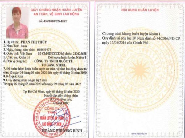 Làm Chứng Chỉ An Toàn Lao Động Tại Bao Xin Việc