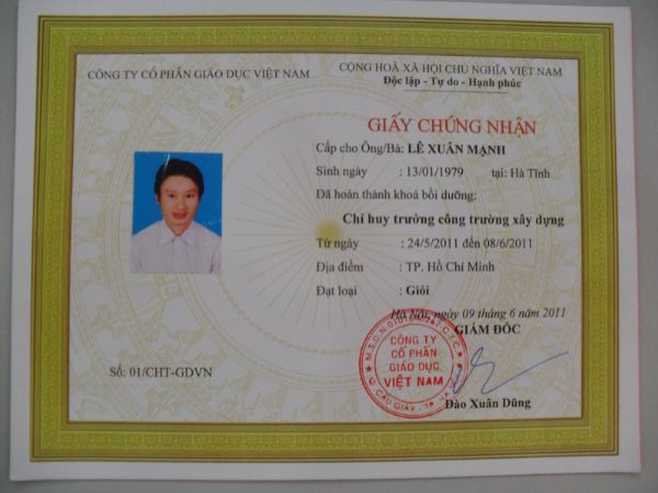 Làm Chứng Chỉ Chỉ Huy Trưởng Lấy Ngay Tại Bao Xin Việc