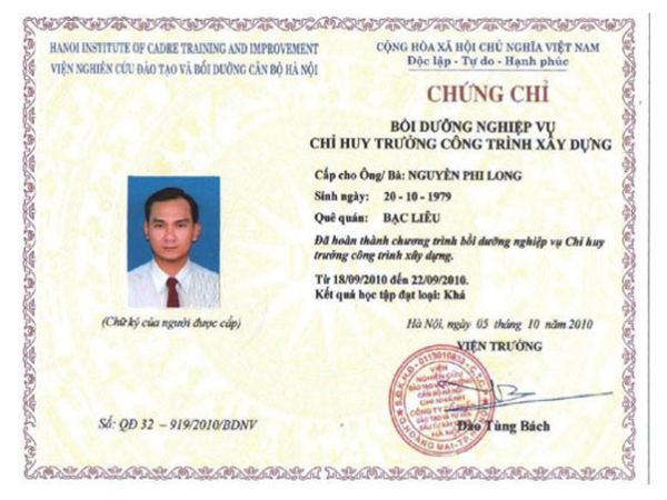 Làm Chứng Chỉ Chỉ Huy Trưởng Lấy Ngay Tại Bao Xin Việc