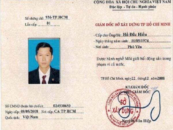 Dịch Vụ Làm Chứng Chỉ Môi Giới Bất Động Sản Uy Tín Tại Bao Xin Việc