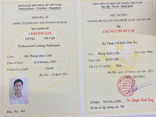 Làm Chứng Chỉ Nấu Ăn Giá Rẻ Uy Tín Chất Lượng Tại Bao Xin Việc