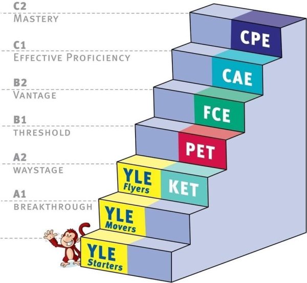 Thang điểm của chứng chỉ PET