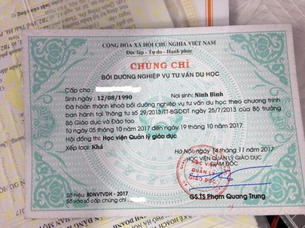 Mức thu nhập hấp dẫn của các vị trí khi có chứng chỉ tư vấn du học