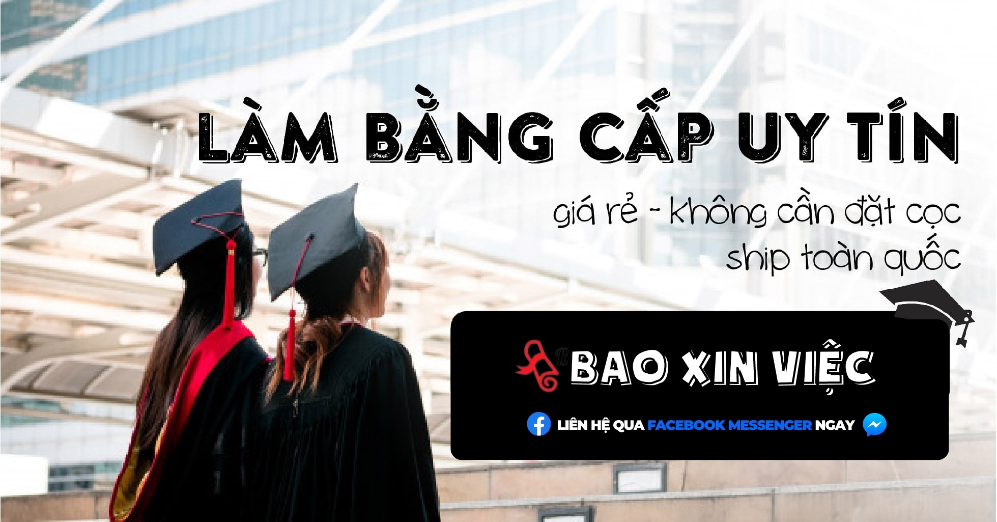 Banner giới thiệu dịch vụ tại Bao Xin Việc