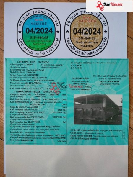 Làm Giấy Đăng Kiểm Giả Không Cần Đến Trung Tâm Đăng Kiểm