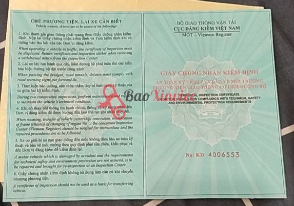 Làm Giấy Đăng Kiểm Giả Không Cần Đến Trung Tâm Đăng Kiểm