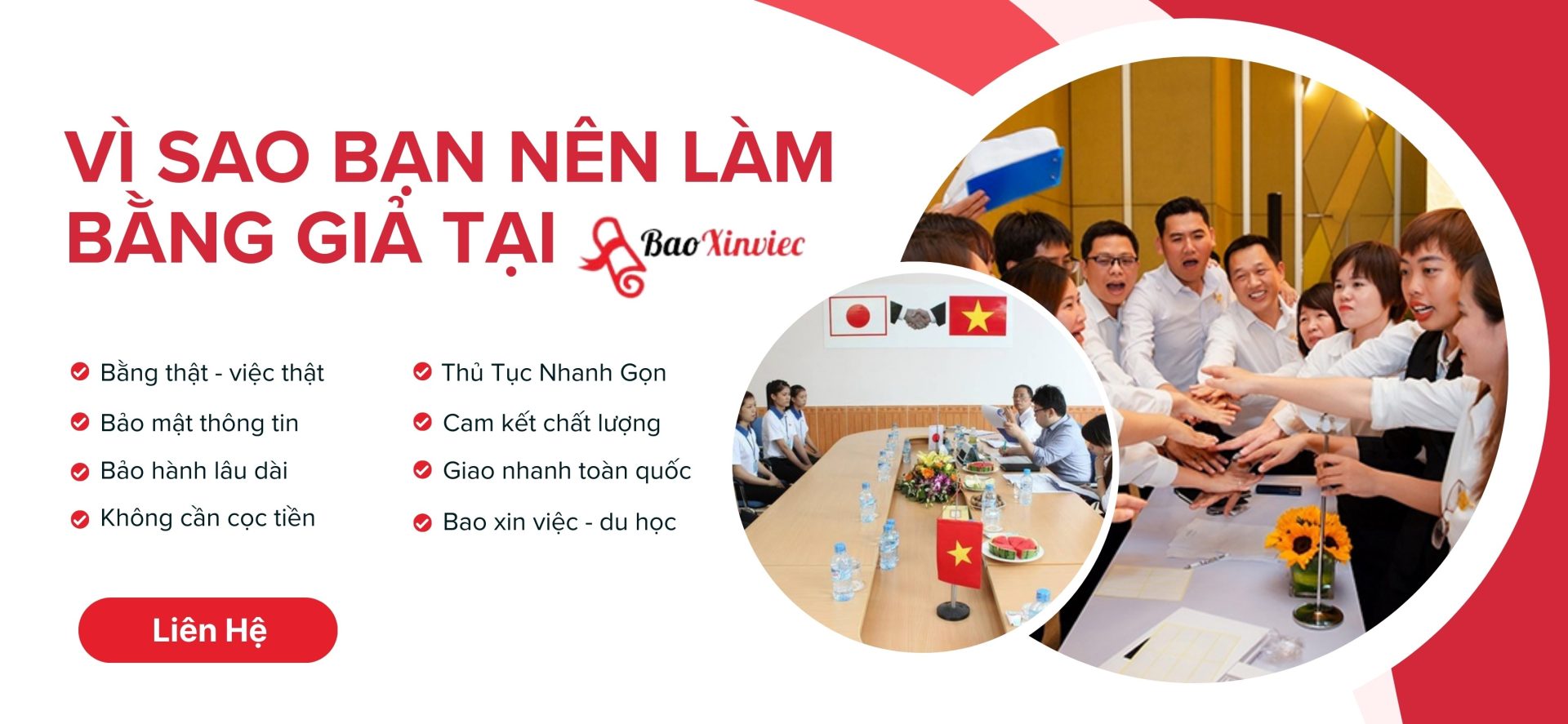 Vì sao bạn nên chọn Bao Xin Việc để làm bằng giả
